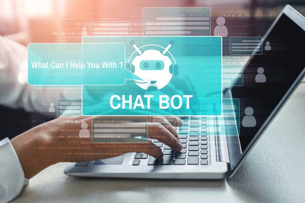 Attorney in Chicago using a chatbot on a website to provide instant client support
