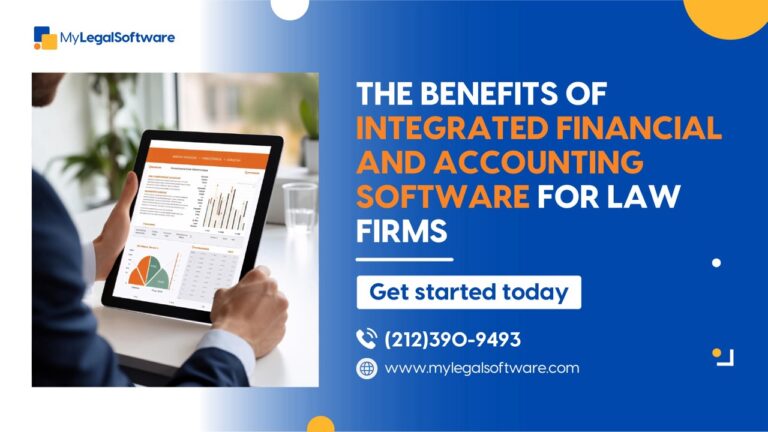 The benefits of integrated financial and accounting software for law firms