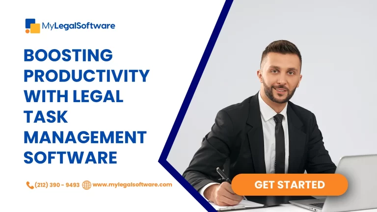 Boosting productivity with legal task management software.