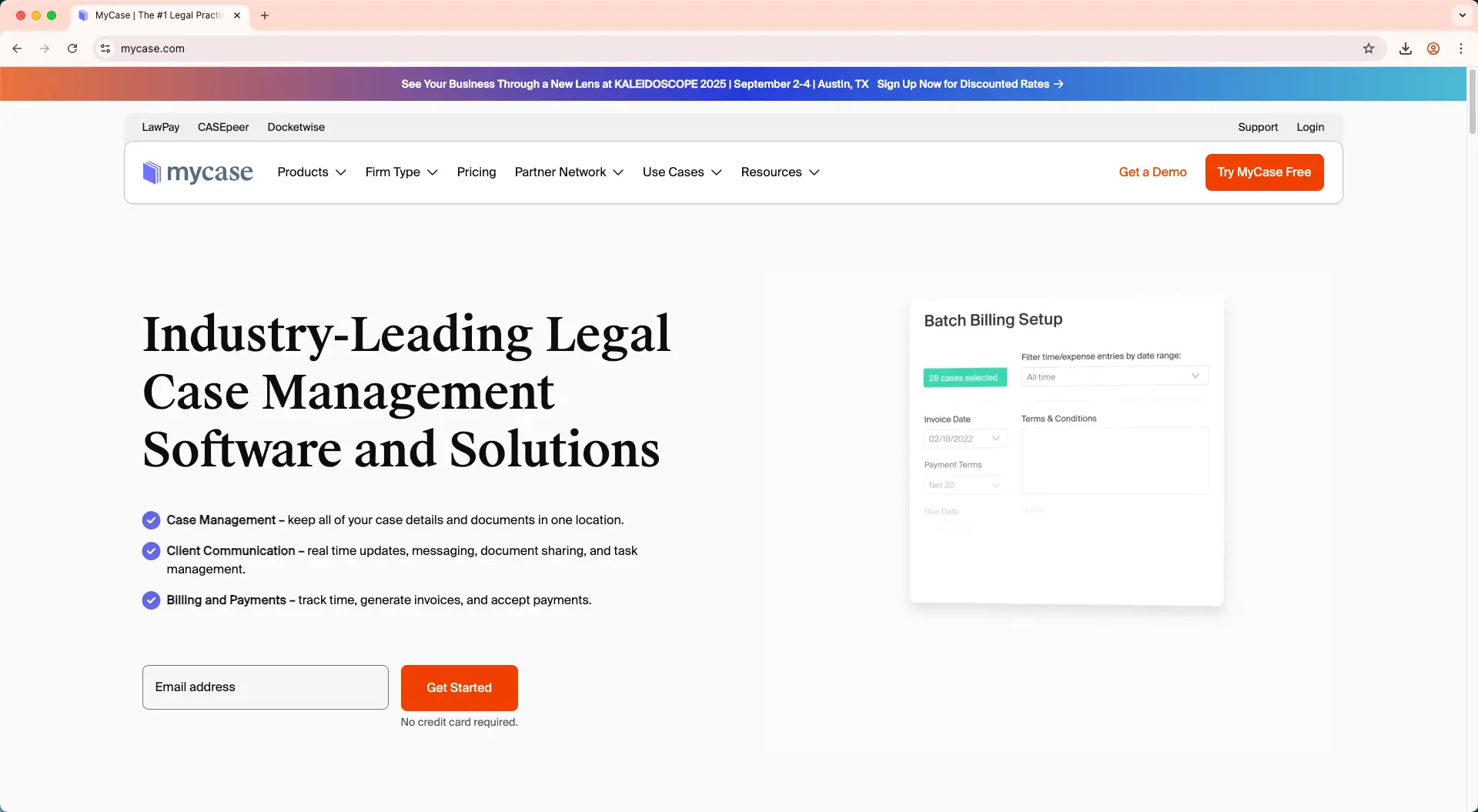 MyCase is an ideal legal practice management software for your firm.
