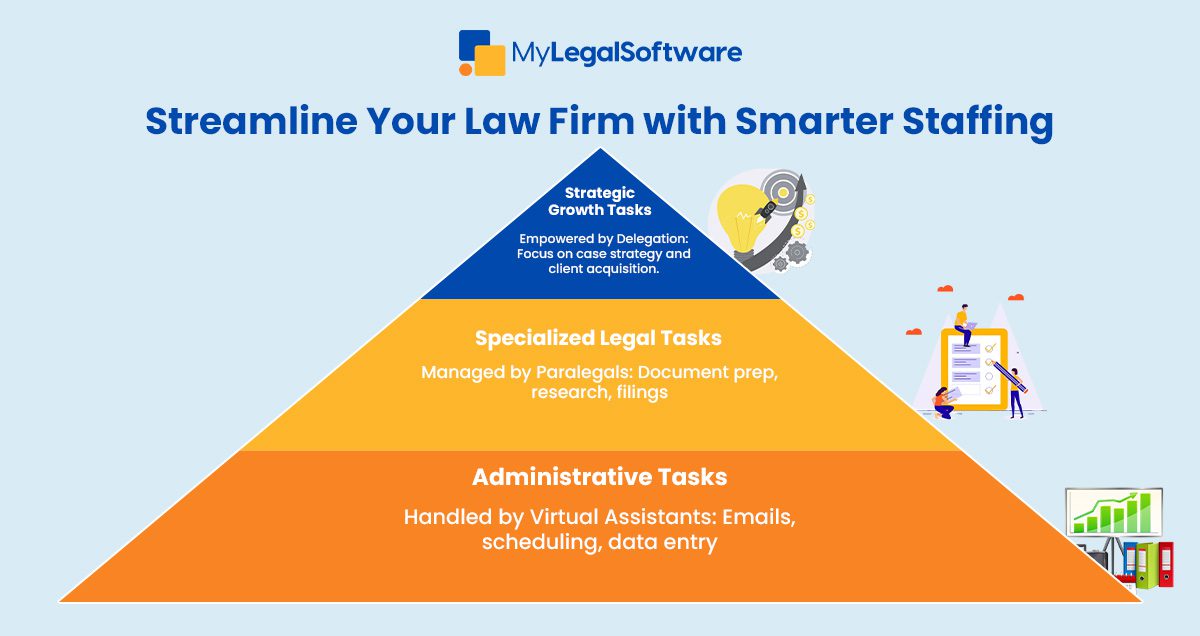 virtual paralegal services, legal staffing, virtual assistants for law firms