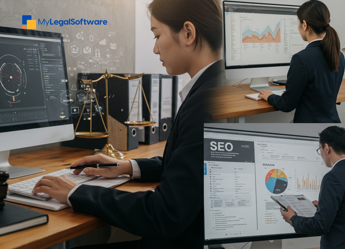 Law firm marketing, case management software, document management software