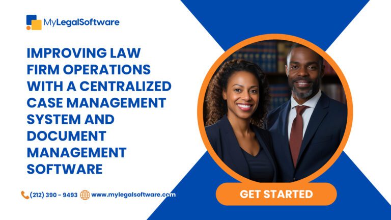 Law firm operations, case management software, document management system