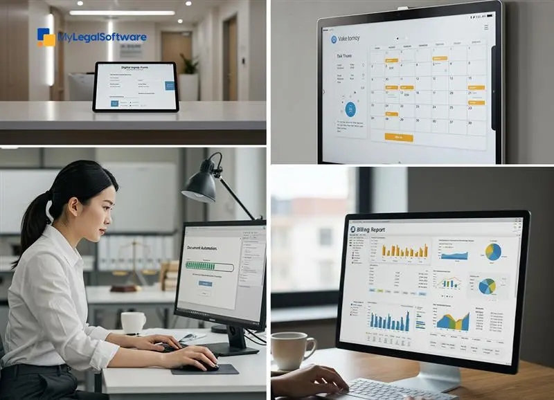 Digital solutions streamlining daily operations for modern legal professionals.