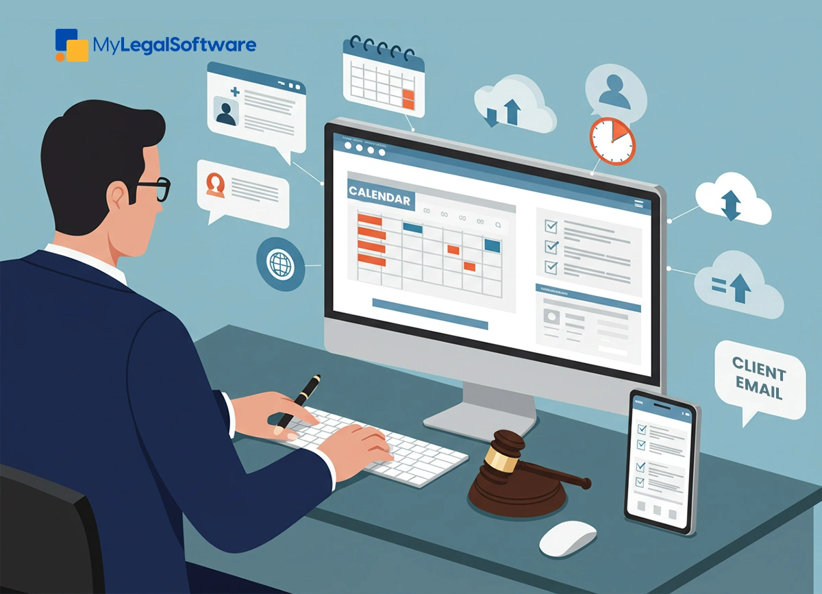 Stay on top of your practice with integrated calendaring, communication, and cloud storage in one solution.