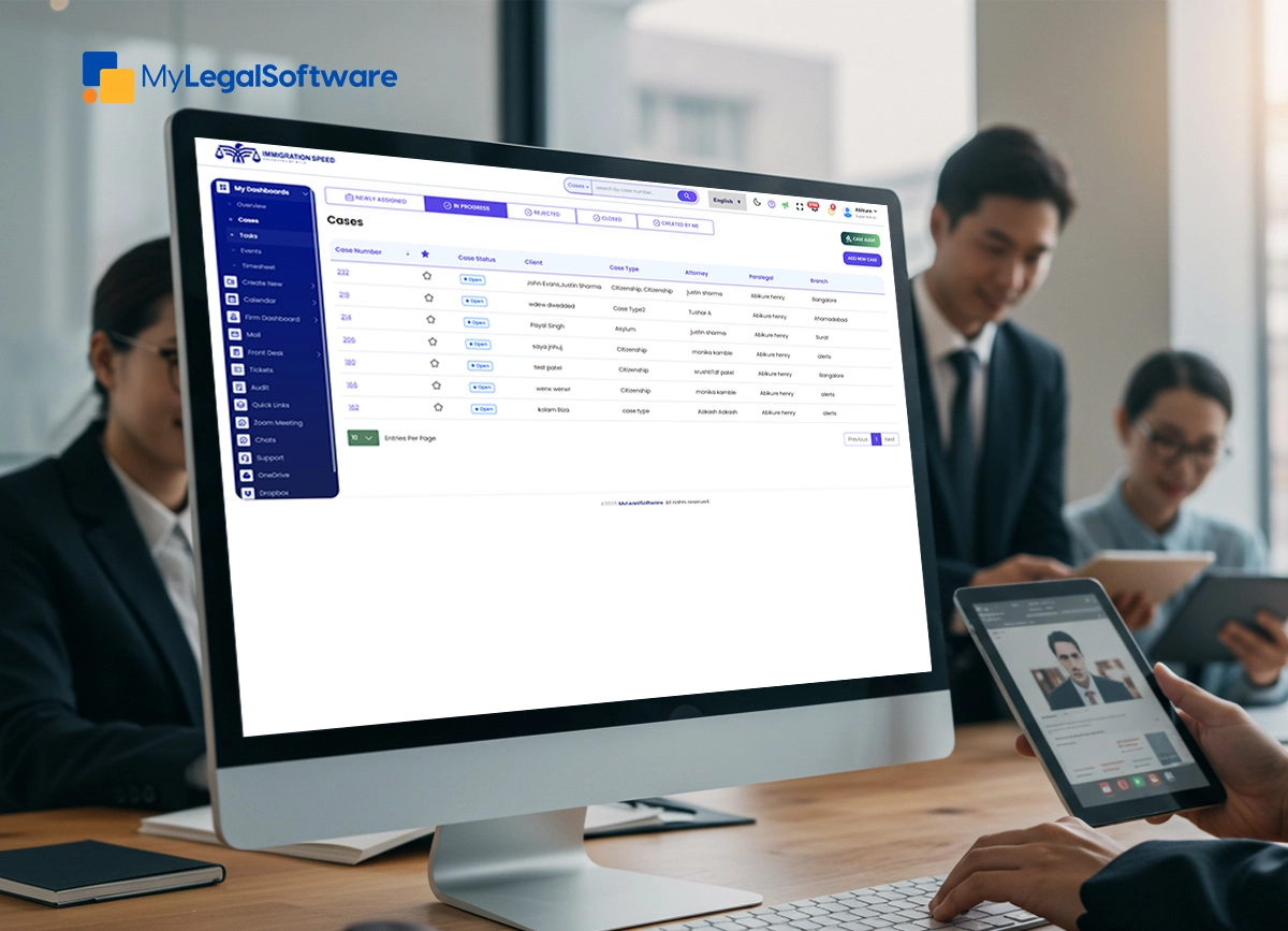 Manage legal projects efficiently with MyLegalSoftware's comprehensive case and project management platform.