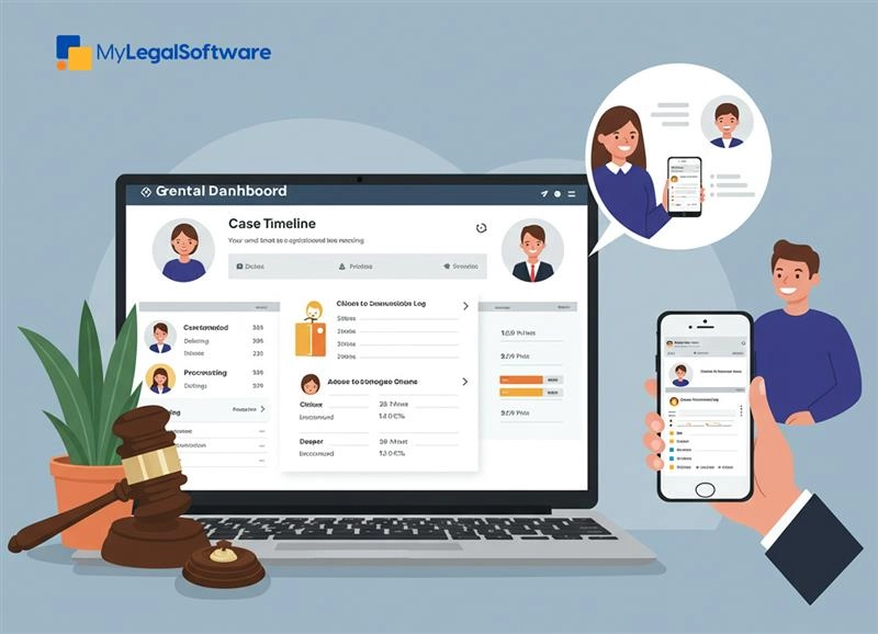 Track cases anywhere with MyLegalSoftware's mobile-friendly dashboard.