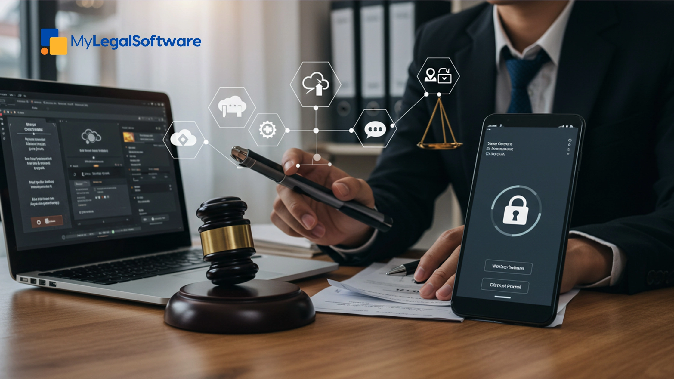 Secure and smart legal tech tools transforming how lawyers manage cases and client communication.
